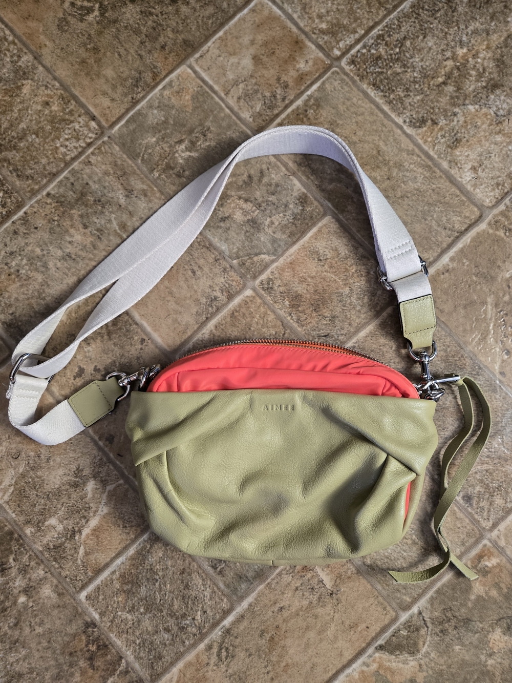 Aimee Kestenberg Seeker Crossbody Bag Olive/Tangy